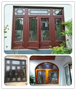 天津实木窗，中式仿古纯实木门窗