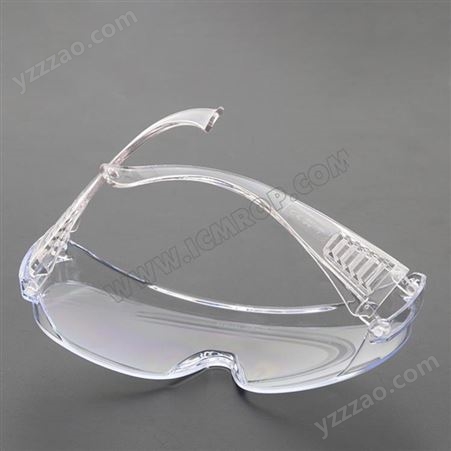 防尘防雾防飞石PC材质防UV劳保眼镜透明防护眼镜