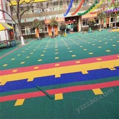 悬浮式拼装地板球场划线 丹东塑料地板 湘冠厂家