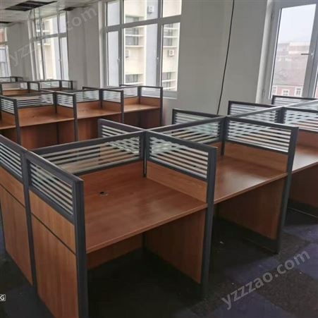 员工办公桌批发 电脑桌椅四人位 职员办公桌椅组合