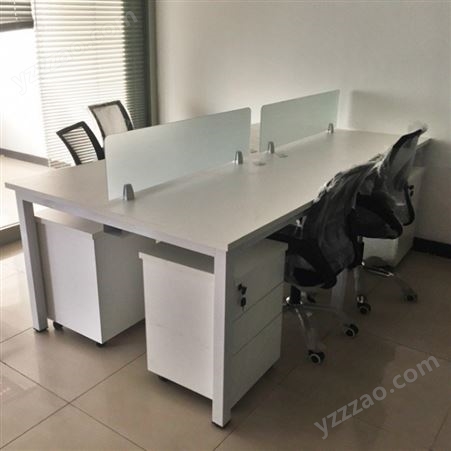 开放式办公桌 多人办公桌 工位简约现代隔断桌子