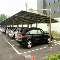 阳光板车棚安装 pc耐力板汽车雨棚施工方案 顺达志远